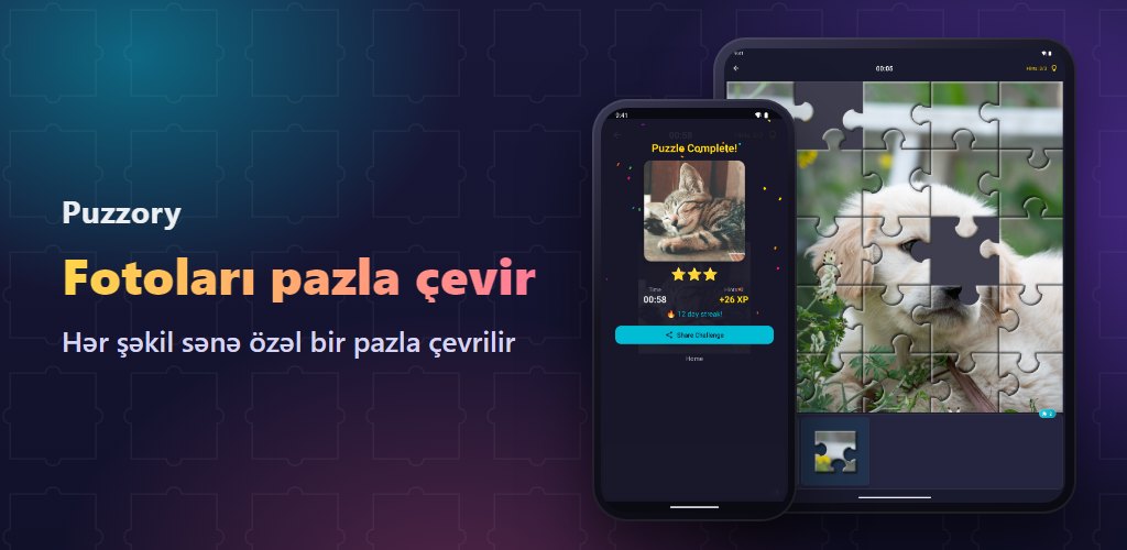 Puzzory — Sənin fotoların, sənin pazların