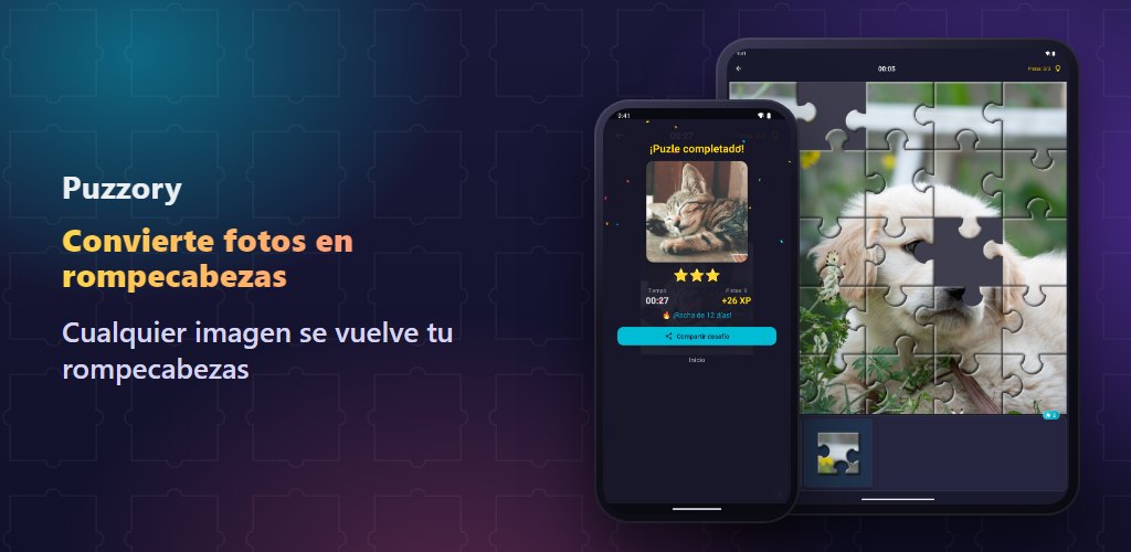 Puzzory — tus fotos, tus rompecabezas