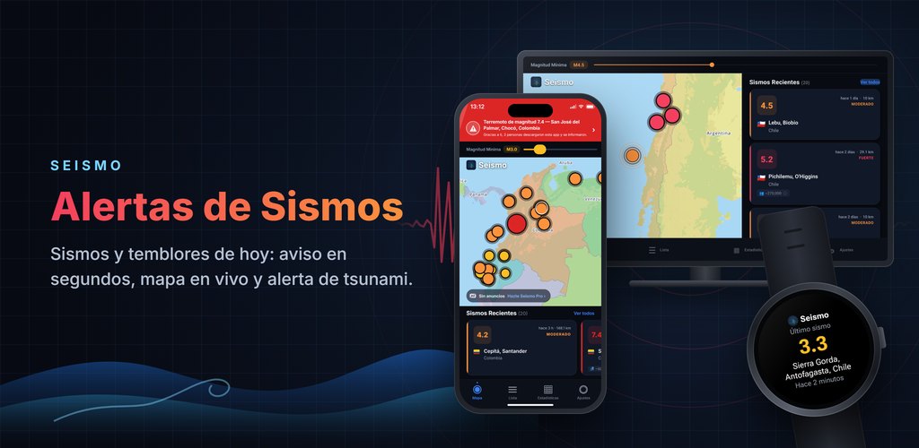 Seismo — Alertas de sismos en tiempo real